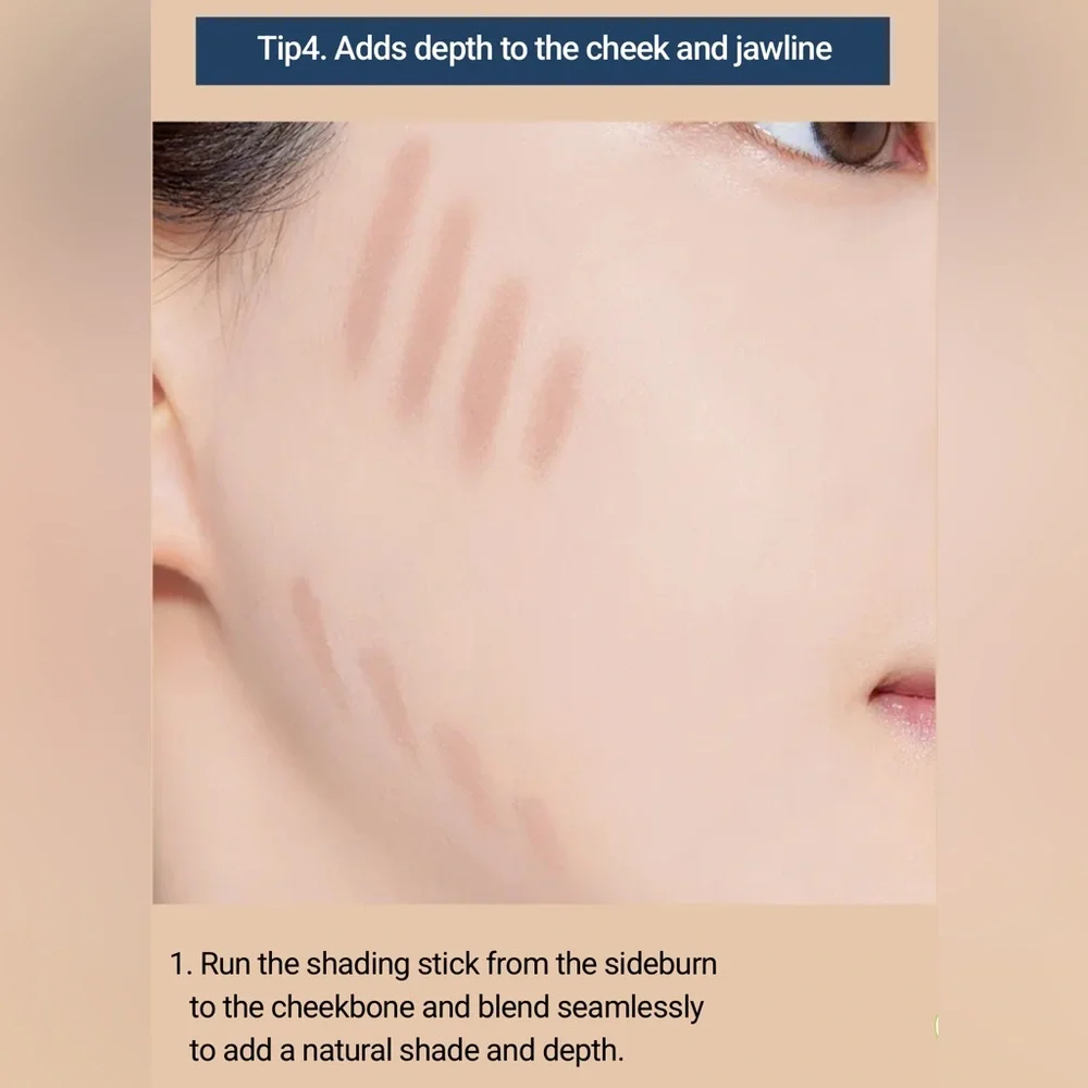Etude Cool Shading Reborn Maker Contour Stick- cool skin tones, no red or yellow